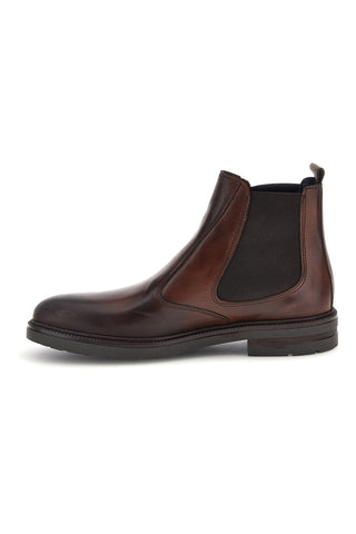 Braune Chelsea-Stiefeletten aus Leder, Made in Italy, Pittarello Focus 042