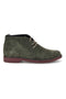 Polacchini verdi in vera pelle Made in Italy Pittarello 322