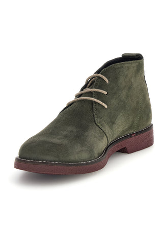 Polacchine verdi in vera pelle Made in Italy Pittarello 322