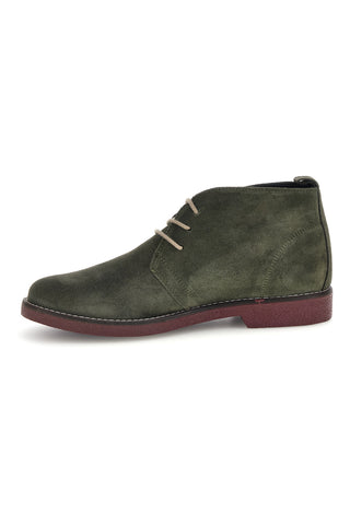 Polacchine verdi in vera pelle Made in Italy Pittarello 322