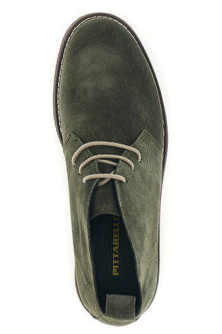 Polacchine verdi in vera pelle Made in Italy Pittarello 322