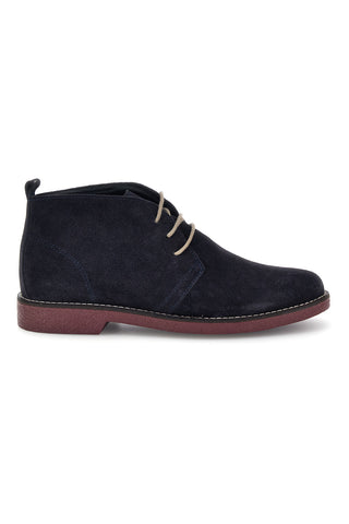 Polacchine blu in vera pelle Made in Italy Pittarello 322
