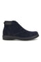 Polacchini blu in pelle con lacci Pittarello 1256