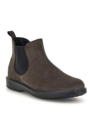 Stivaletti Chelsea taupe in pelle Pittarello 1263