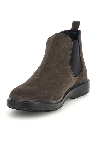 Stivaletti Chelsea taupe in pelle Pittarello 1263