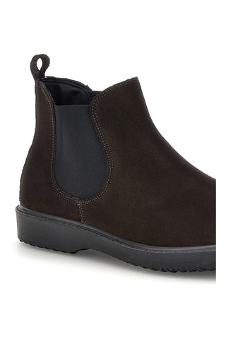 Braune Chelsea-Stiefeletten aus Leder von Pittarello, Modell 1263