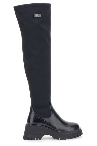 Stivali Sopra il Ginocchio Neri Sara Lopez 069