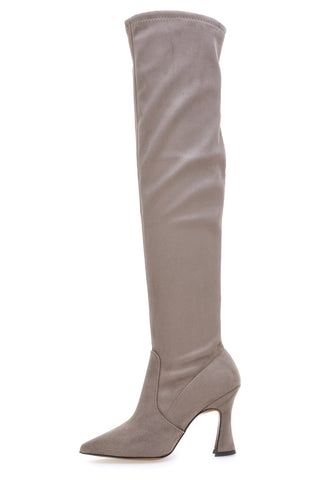 Pittarello 706 Overknee-Stiefel aus Schlamm-Wildleder