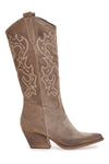 Texanische Stiefel Pittarello 10 Taupe Echtleder