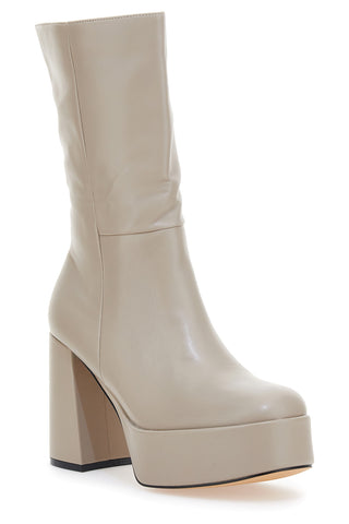 Le Havre Paris 1802 Cremefarbene Stiefel mit Absatz