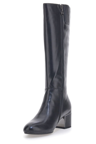 Schwarze Swish 21-Stiefel mit Absatz