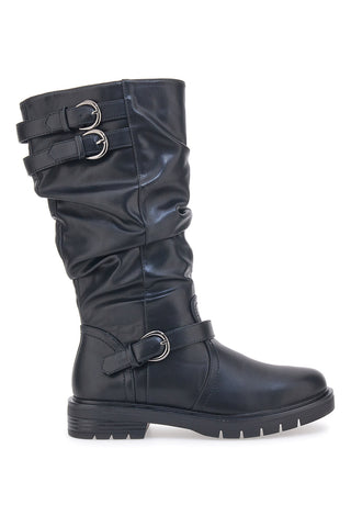 Stivali con Gambale Arricciato Cafè Cost 1504