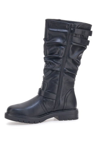 Stiefel mit gekräuseltem Obermaterial Cafè Kosten 1504