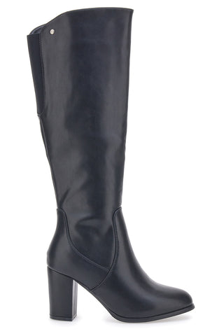 Schwarze Stiefel mit Absatz Energy 353