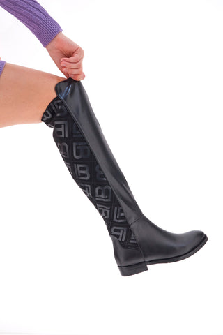 Stivali Alti al Ginocchio Laura Biagiotti 8243 Nero