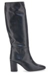 Pittarello Look 701 Absatzstiefel aus schwarzem Echtleder