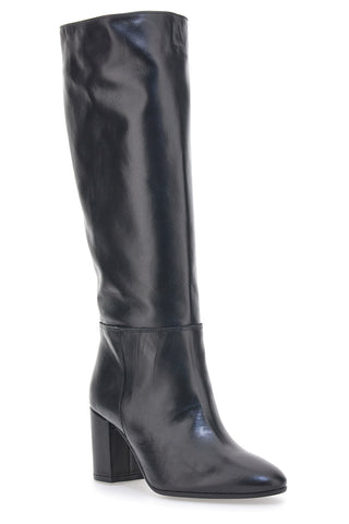 Pittarello Look 701 Absatzstiefel aus schwarzem Echtleder