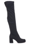 Pittarello Couture Schwarze Overknee-Stiefel für Damen mit Absatz 43105