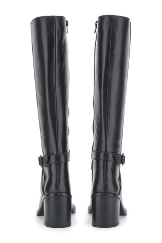 Pittarello Rock Hohe schwarze Stiefel 6744