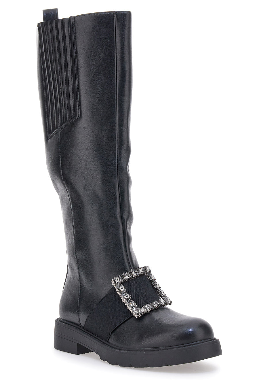 Stivali Alti Neri Dame Rose 845