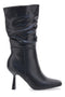 Schwarze Stiefel mit Absatz Gavi 847