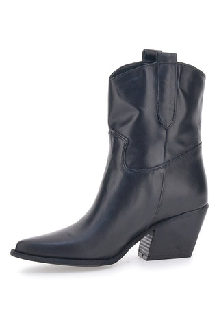 Stivali Camperos Neri Vera Pelle Pittarello Love 922TEX