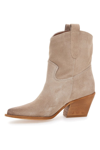 Stivali Camperos Beige Vera Pelle Pittarello Love 922TEX