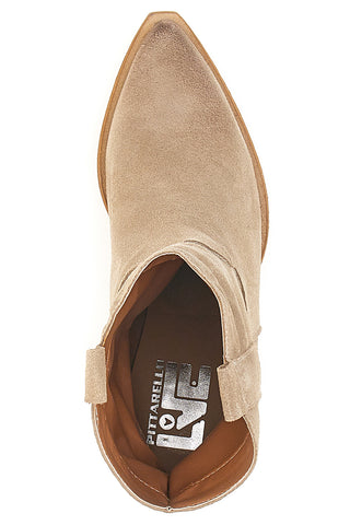Stivali Camperos Beige Vera Pelle Pittarello Love 922TEX