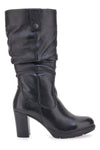 Stivali Neri Alti con Tomaia in Pelle MIO TEMPO 2106