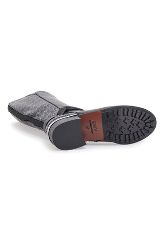 Schwarze Stiefel mit Riemen GIANMARCO VENTURI SV0194