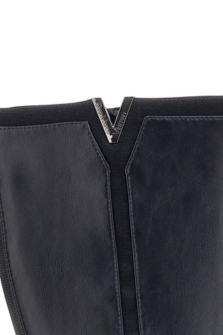 GIAN MARCO VENTURI SV0183 Hohe schwarze Stiefel