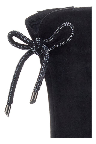 Schwarze Overknee-Stiefel mit Absatz Le Havre Paris KSLTZ3013