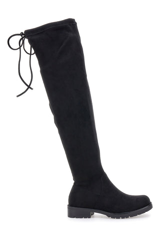 Schwarze Overknee-Stiefel LE HAVRE PARIS KSLTZ3014