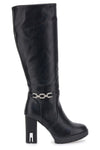 THE FIRST 6Y20866Y862G Schwarze Stiefel mit hohem Absatz