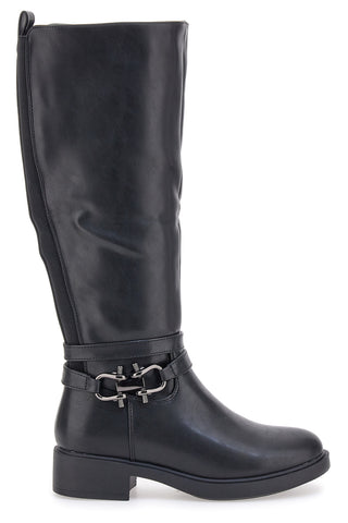 Schwarze Stiefel mit Schelle Energy 295