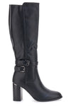 Schwarze Stiefel mit hohen Absätzen ENERGY 373