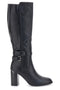 Schwarze Stiefel mit hohen Absätzen ENERGY 373