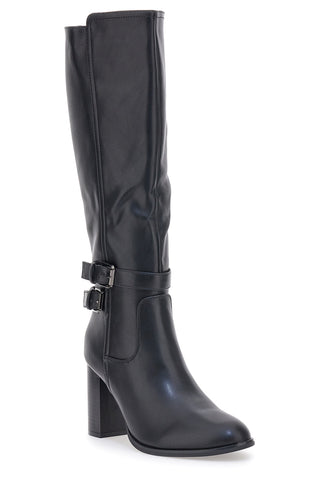 Schwarze Stiefel mit hohen Absätzen ENERGY 373