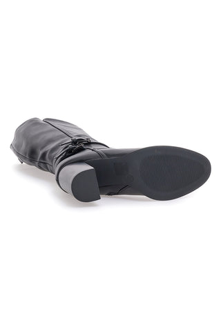 Schwarze Stiefel mit hohen Absätzen ENERGY 373