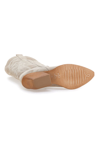 Stivaletti Texani Beige Con Tomaia Ricamata Made in Italy PITTARELLO LOVE TEX901RN