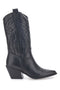 Stivaletti Texani Neri Con Tomaia Ricamata Made in Italy PITTARELLO LOVE TEX901RN