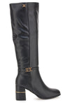 Stivali alti neri con dettagli dorati Laura Biagiotti 8366M