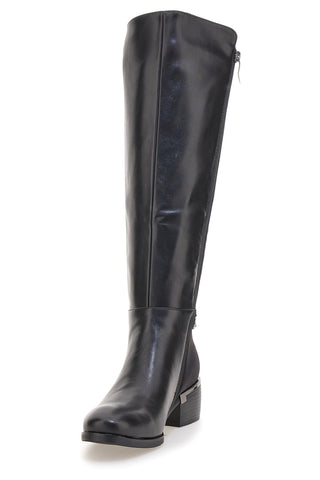 Stivali alti neri con fascia elastica Laura Biagiotti 9310