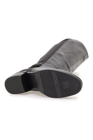 Stivali alti neri con fascia elastica Laura Biagiotti 9310