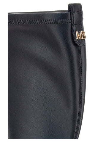 Mariella Burani 51693C1063 Schwarze Stiefel mit Blockabsatz