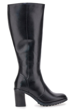 Pittarello Klasse 2461 Schwarze Stiefel mit hohem Absatz