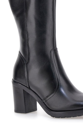 Stivali neri con tacco alto Pittarello Class 2461