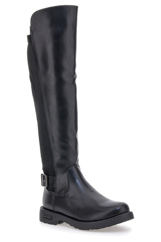 Stivali neri con fibbia laterale e fascia elastica ME & ME 3003