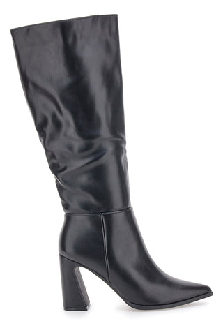 LE HAVRE Paris 802 Schwarze Stiefel mit ausgestelltem Absatz