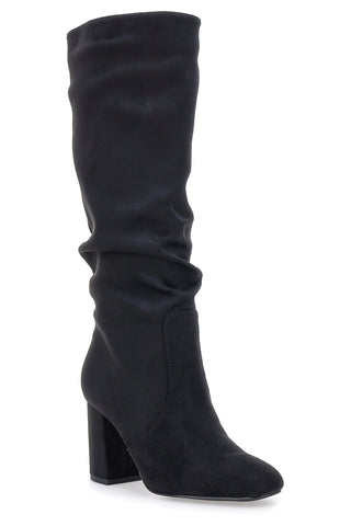 Stivali neri al ginocchio con tacco e gambale morbido Pittarello Capsule BT2140004